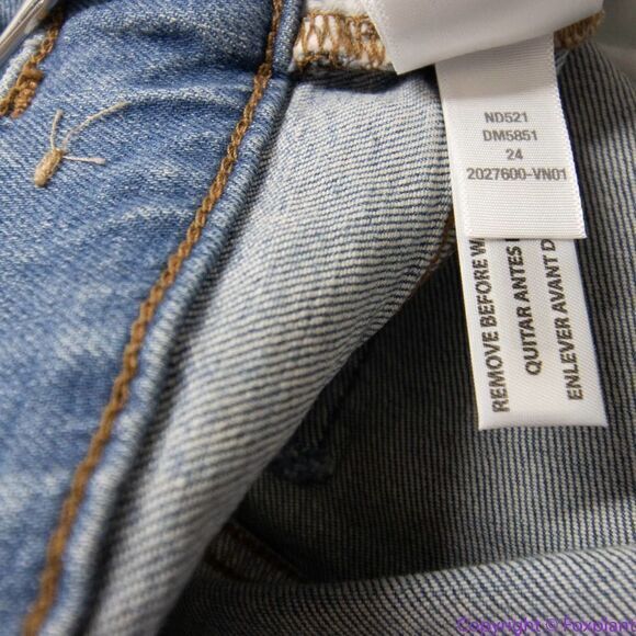 NEW Madewell The Perfect Vintage Straight Jean in Montville Wash, 24 - Picture 12 of 15